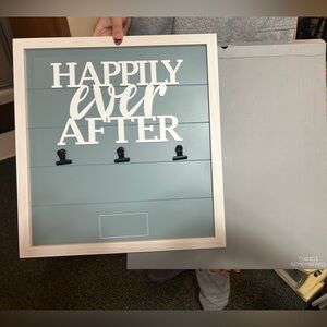 Happily Ever After Sign. Brand New. Beautiful Condition In Box.